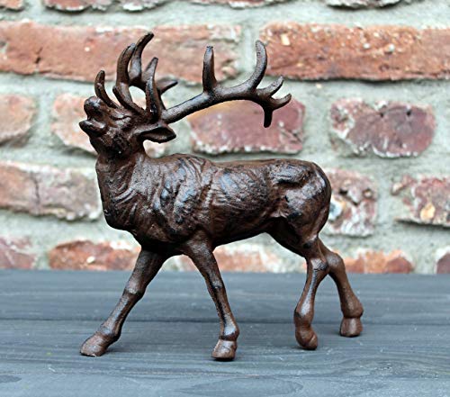 Unbekannt Hirsch röhrend Gusseisen