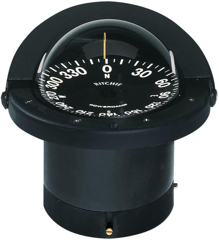 Ritchie FN-201 Navigator Compass - Flush Mount - Black Marine , Boating Equipment