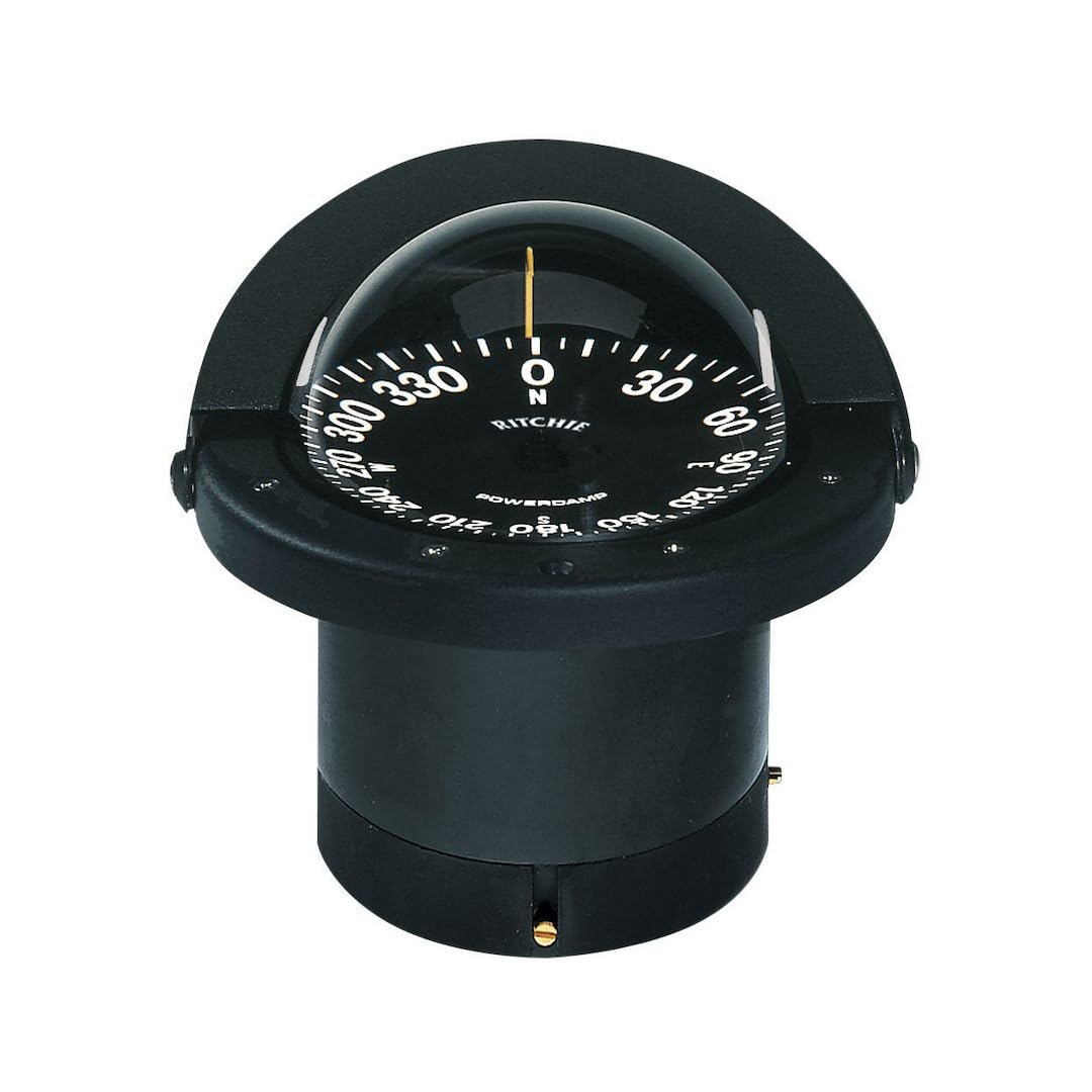 Ritchie FN-201 Navigator Compass - Flush Mount - Black Marine , Boating Equipment