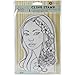 Prima Marketing Bloom Cling Rubber Stamps, 8-Inch by 6-Inch, Jing