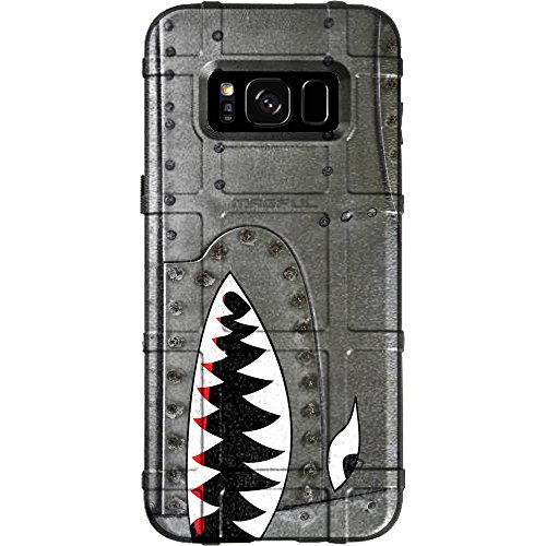 EGO Tactical Limited Edition Design UV-Printed onto a MAG934 Field Case Compatible with Samsung Galaxy S8 (Not for Plus or Active) Spitfire/Warthog Warhawk Shark Teeth