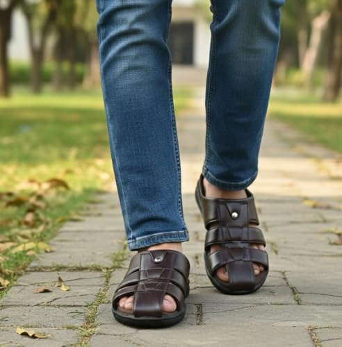 Image of DR PLUS Men's Healthcare, Diabetic and Orthopedic MCR /MCP Footwear /Sandals /Slipper /Chappal