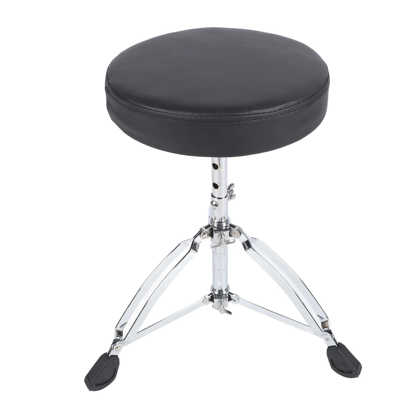 VOHALO Sgabello Per Batteria Regolabile - Sedile Imbottito Antiscivolo Nero