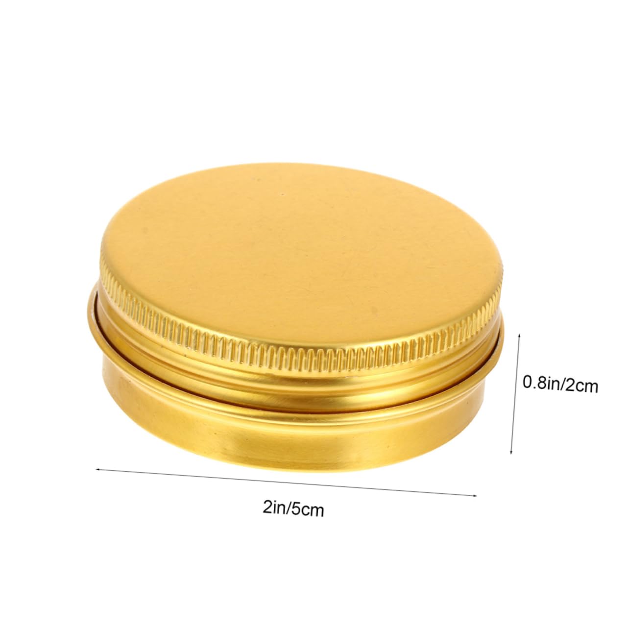 Beatifufu Metal Round Tins Aluminum Tin Cans 30ml Cream Paste Storage Box for Cosmetics Cream