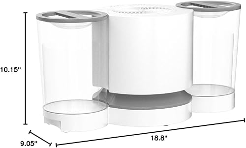 Miniatura 8 de Vornado EV200 Humidificador evaporativo para toda la habitación con SimpleTank, capacidad de 1.5 galones, color blanco y MD1-0002 Mecha de