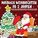 Produktbild Malbuch Weihnachten ab 2 Jahren: Das große Kritzel- und Ausmalbuch zur Weihnachtszeit für kleine Künstler. Nikolaus, Rentier, Weihnachtsmann, Christkind und vieles mehr zum Entdecken und Ausmalen!