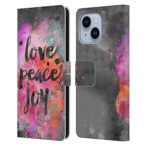 Étui portefeuille en cuir LebensArt pour iPhone 14 Plus
