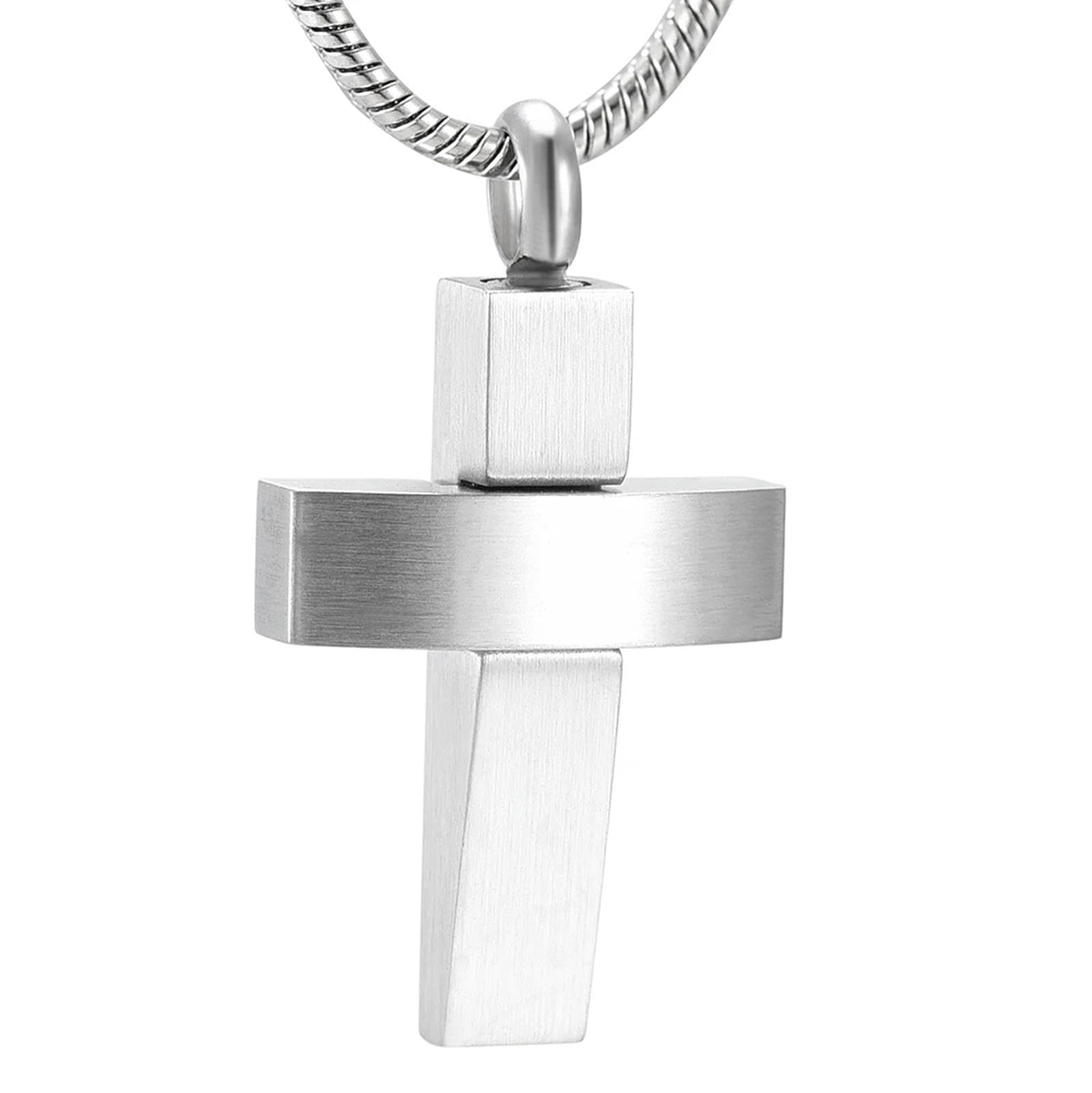 Collares de urna para cenizas humanas o mascotas en relicario de cruz de diario