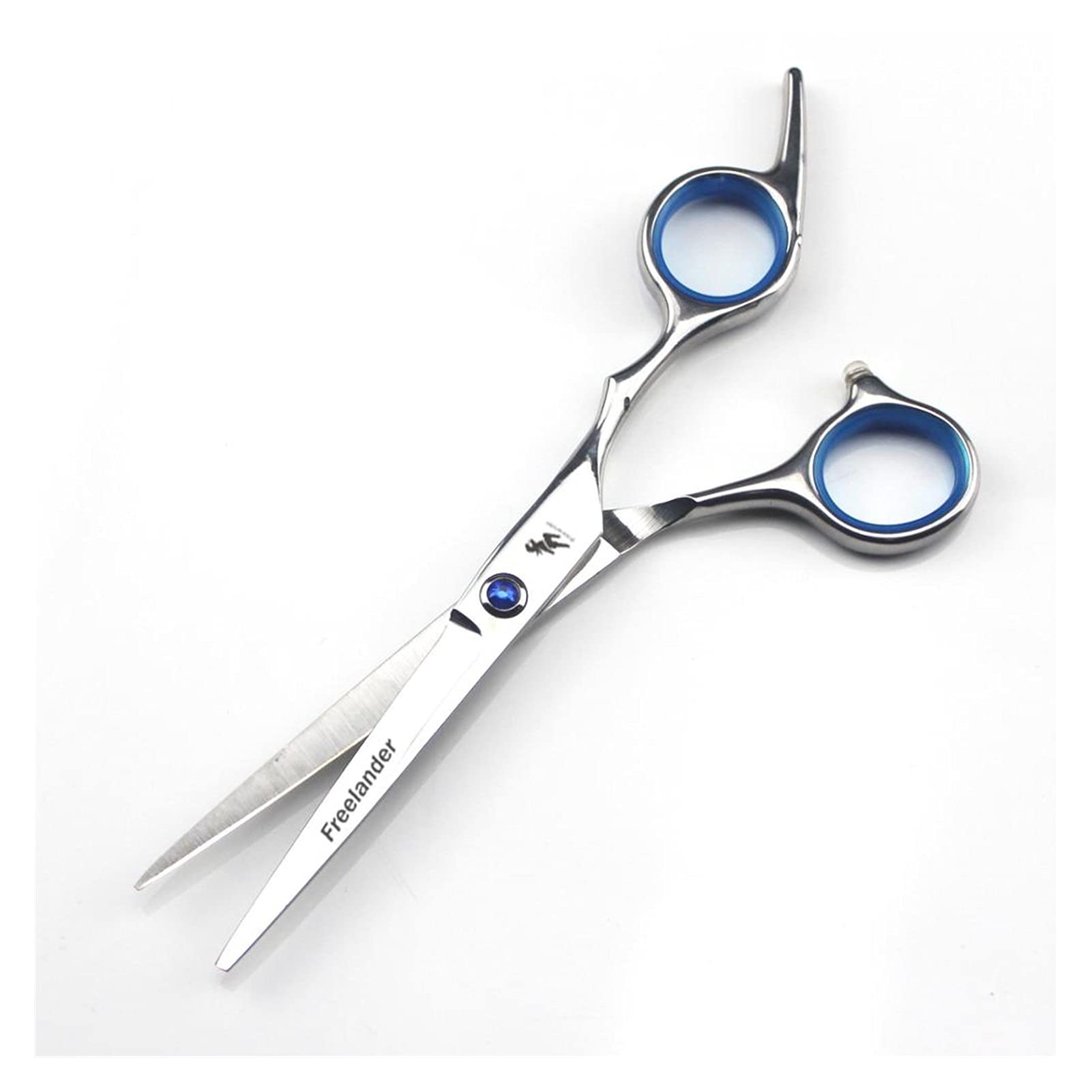 Ciseaux de coiffure professionnels 6 pouces amincissants et de coupe couleur bleue