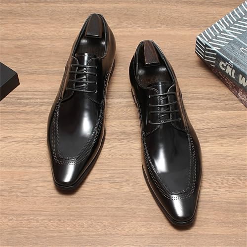 Men's Leather Oxford Shoes - Premium Quality, Comfortable Fit & Non - Slip Design Business Dress Shoes2