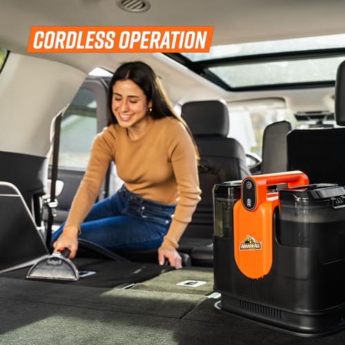 Image of Armor All MAX 20V Cordless Portable Spot Cleaner for Carpet & Upholstery, Portable Deep Cleaner with Auto Detail Tools for Cars, Pets, Area Rugs & Couches- DSCC2001 0901