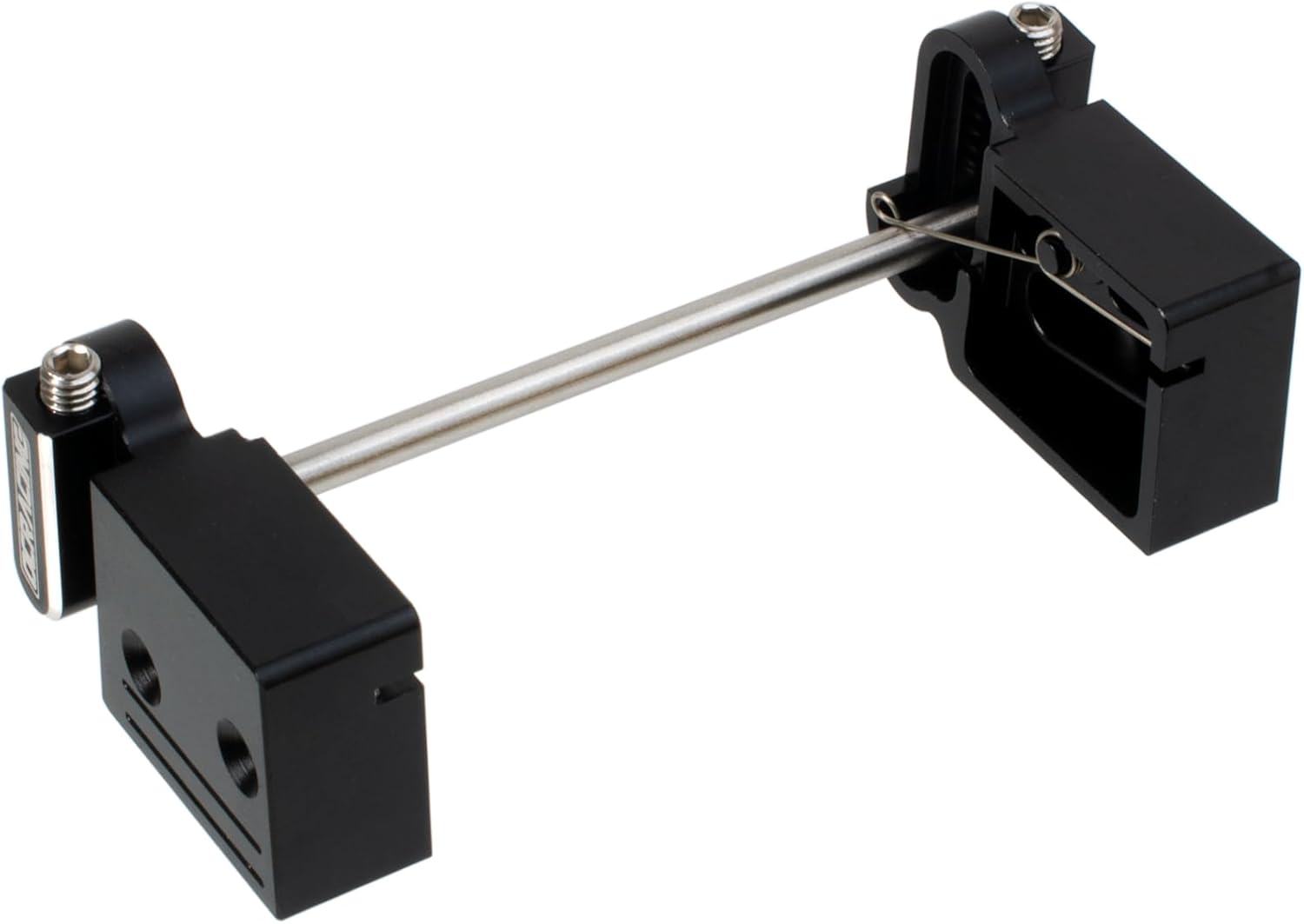 Aluminum Rear Axle Holder w/Spring for Tamiya Grasshopper 2 RC Off-Road Car Upgrade Parts (Black)