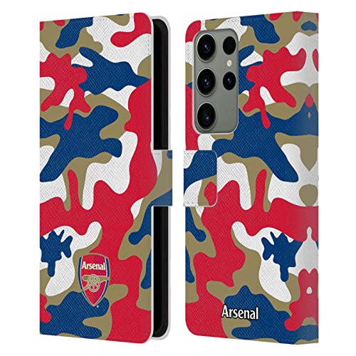 Coque Arsenal FC Samsung S23 Ultra, étui portefeuille en cuir pour vivre votre passion au stade