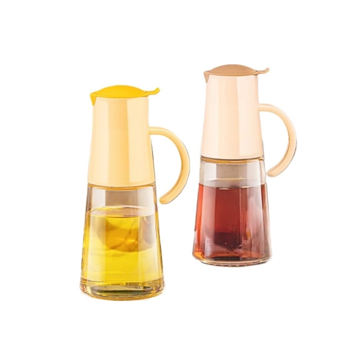 Dispenser per Salsa di Soia Cucina Olio Domestico Pentola Vetro Bottiglia Olio A Prova Di Perdite Salsa Di Soia Aceto Bottiglia 2 Pezzi Set Contenitore Dell'olio