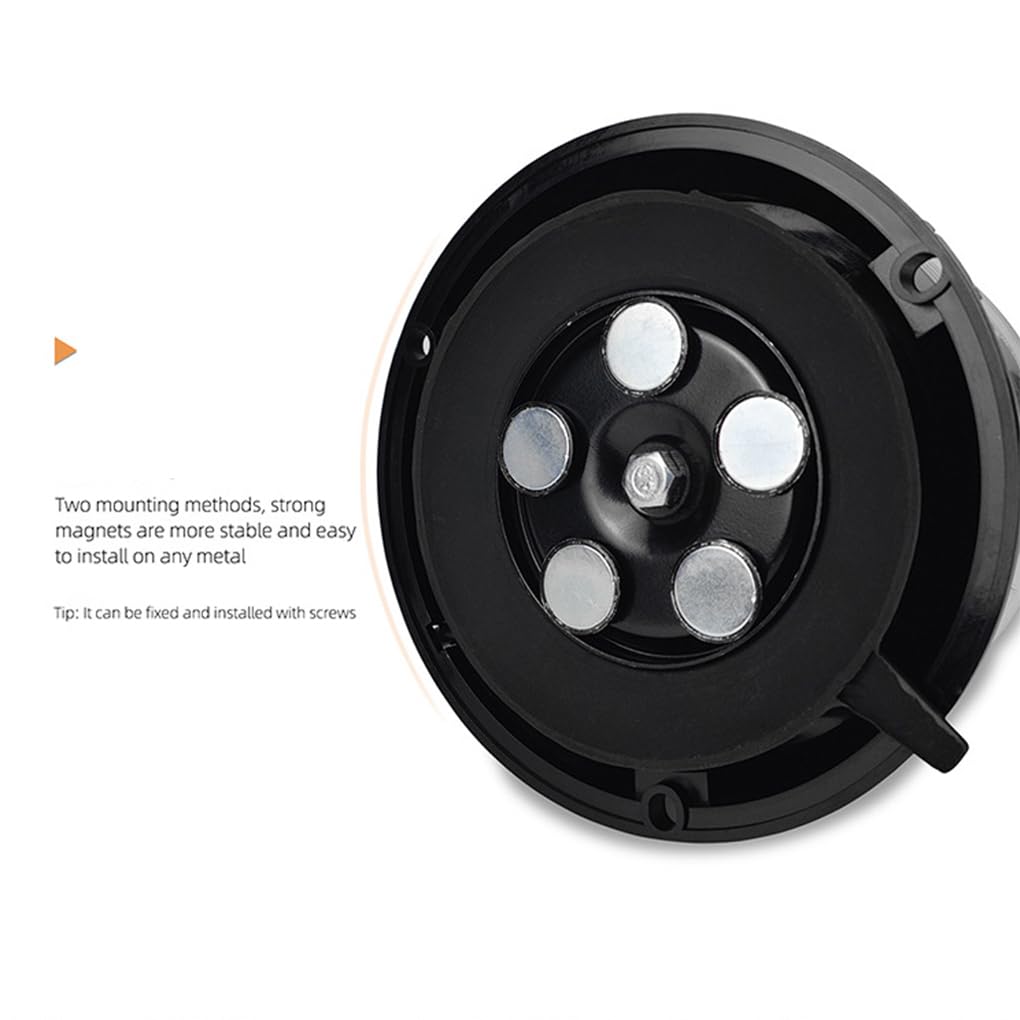 Gyrophare LED 36 Diodes Avec Base Magnétique - Vert, 12-24V, Pour Chariot élévateur, Tracteur, UTV