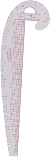 Miniatura 6 de LIZEALUCKY Regla de costura de 22.8in, regla de curva francesa en forma de coma, regla de curva francesa para diseño de patrón de costura