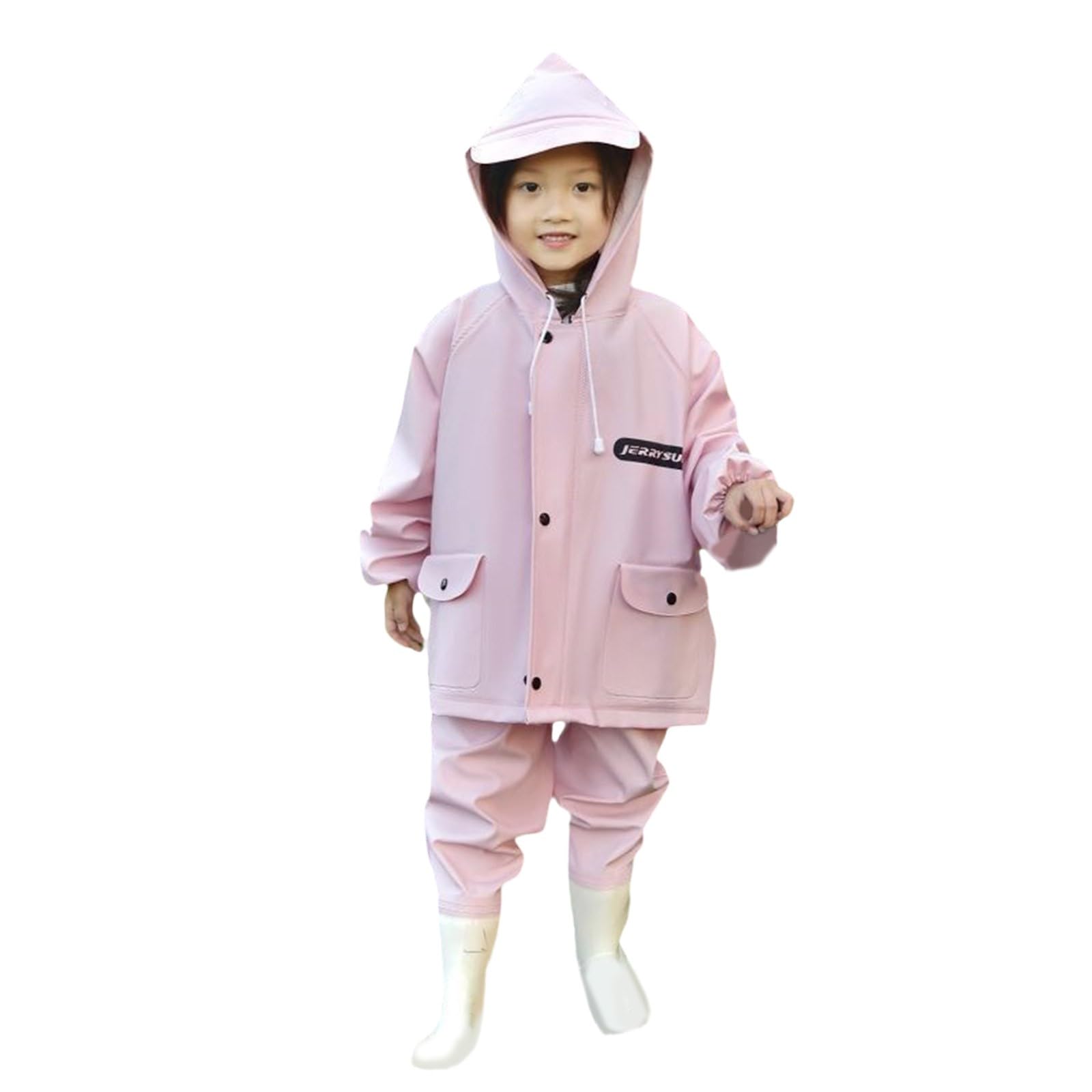 Regenhose Kinder Regenlatzhose Matschhose Jungen Wasserdichte Outdoorhose Mädchen Träger Atmungsaktiv Winddicht Atmungsaktiv Ungefüttert Unisex Wanderhose Wathose