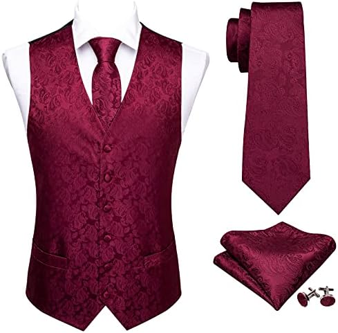 Check Tie Set Men Pocket Square Cufflinks Silk Plaid Business Tie Wedding Fashion
