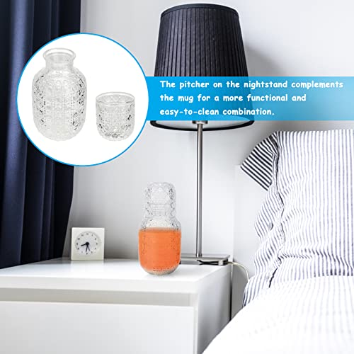 Ensemble de carafe à eau en cristal pour chambre évitant les trajets de nuit - 6