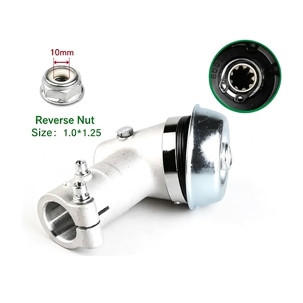 Engranaje cónico 143R, Cabezal de Corte, Reductor de Caja de Cambios Apto for desbrozadora Husqvarna 443 436 236 543 525rs 543rs 543rbx As420 Case 243r(26mm-9T M12)