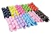 HipGirl Boutique Grosgrain Korker Ribbon for Hair Bows, Hairbow Clips, Ribbon Shirt, Pony Holders -- (120pc 2.5" Swiss Dot)