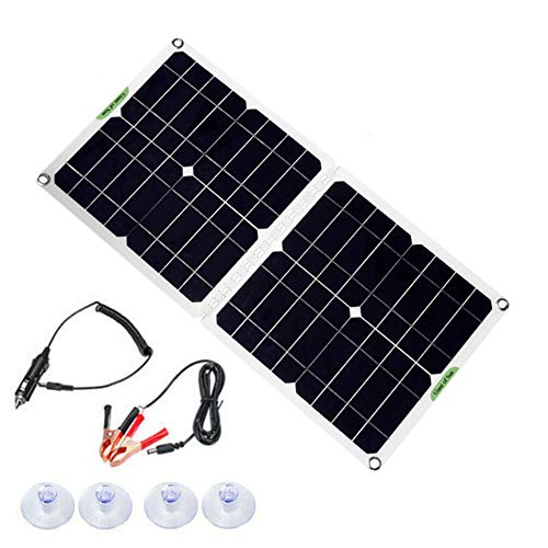 Solar Panel Kit,Huamengyuan 100w 12v Solar Panel Kit With Usb Charging Port With SAE Connection Cable Kit, Suitable for Camping Car Boat Marine RV Motorhome Caravan