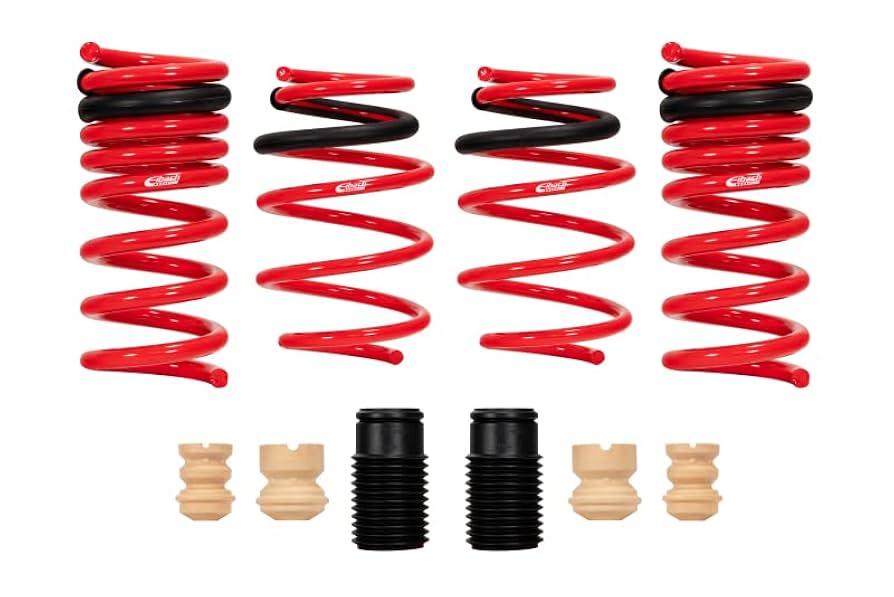 Eibach 赤 スプリング 4本セット Amazon.com: Eibach SPORTLINE Kit Springs 4.14535 Set of 4