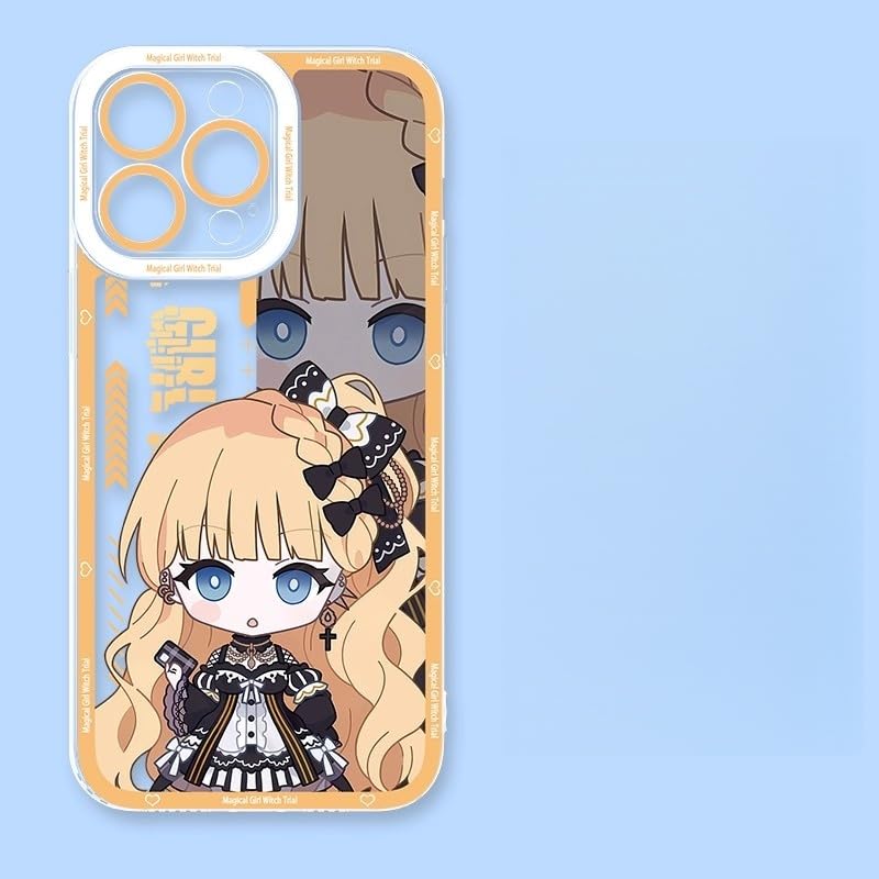 Amazon.co.jp: 魔法少女ノ魔女裁判 スマホケース 桜羽エマ 二階堂ヒロ