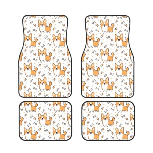 Alfombrillas de coche corgi el regalo original para conductores entusiastas