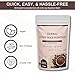 Pack of 1 Wax Powder - 3.52Ounce / 100Gram - Hair Removal Powder Chocolate Flavor