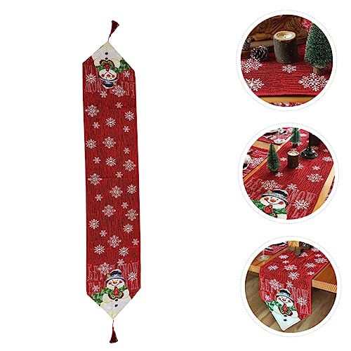 Chemin de table de Noël Cabilock lavable pour protéger et décorer votre table facilement - 2