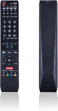 Remote Control for Sharp AQUOS TV LC-46LE832U LC-46LE810UN LC-60LE650U LC-60LE847U LC-60LE925UN LC-60SQ15U LC-70LE640U LC-70LE845U LC-70TQ15U LC-80LE633U LC-80UQ17U LC-90LE745U Replacement