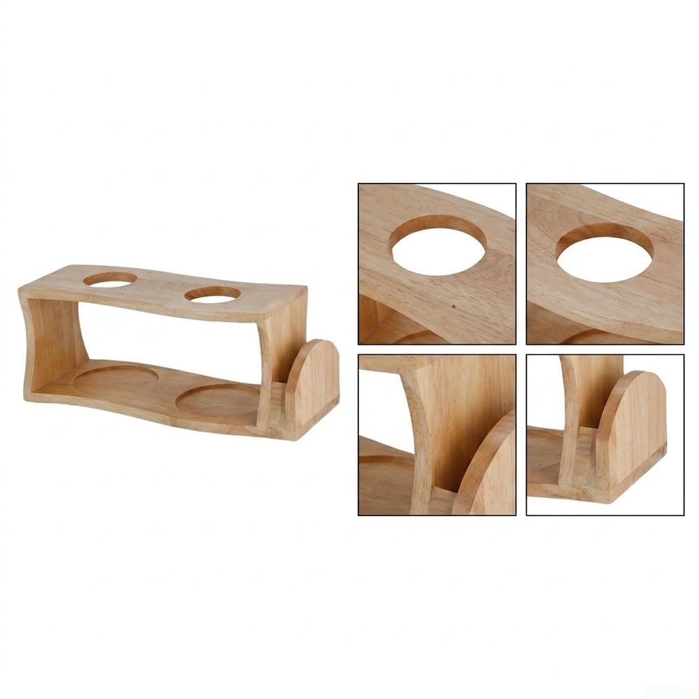 Porte-Filtre Manuel en pour bois Jaune 41cm Stable Porte-Filtre