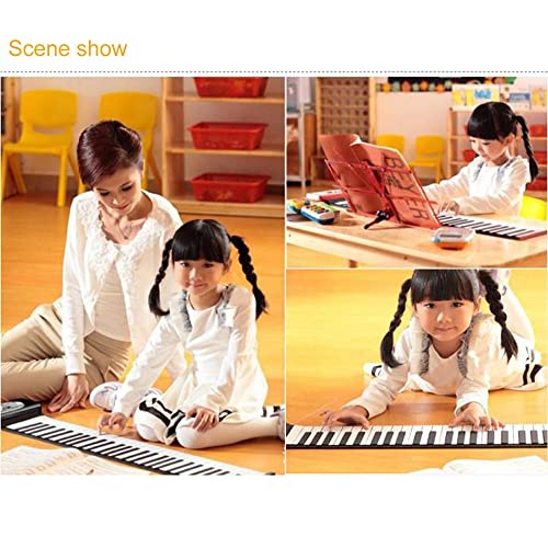 FMOPQ Portable 61 Touches Pliable Piano USB MIDI Clavier Piano Électronique Main Rouleau Piano Clavier Instrument… - Les Beatles, Paul McCartney, John Lennon, RIngo Starr, George Harrison FMOPQ Portable 61 Touches Pliable Piano USB MIDI Clavier Piano Électronique Main Rouleau Piano Clavier Instrument… – Image 4
