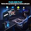 Computer Speakers for Desktop PC, USB-Powered Gaming Speakers for Laptop Multi Colorful LED Backlight Modes, Stereo Sound for Gamers Music Movies, Indoor & Outdoor Use, 3.5mm AUX Cable