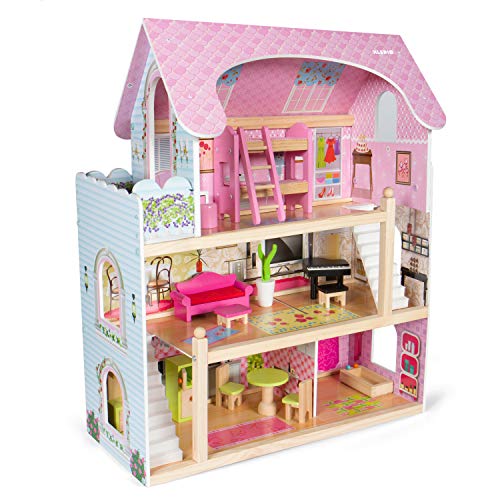 Kledio- Casa de muñecas, Color Rosa (KL-5791)