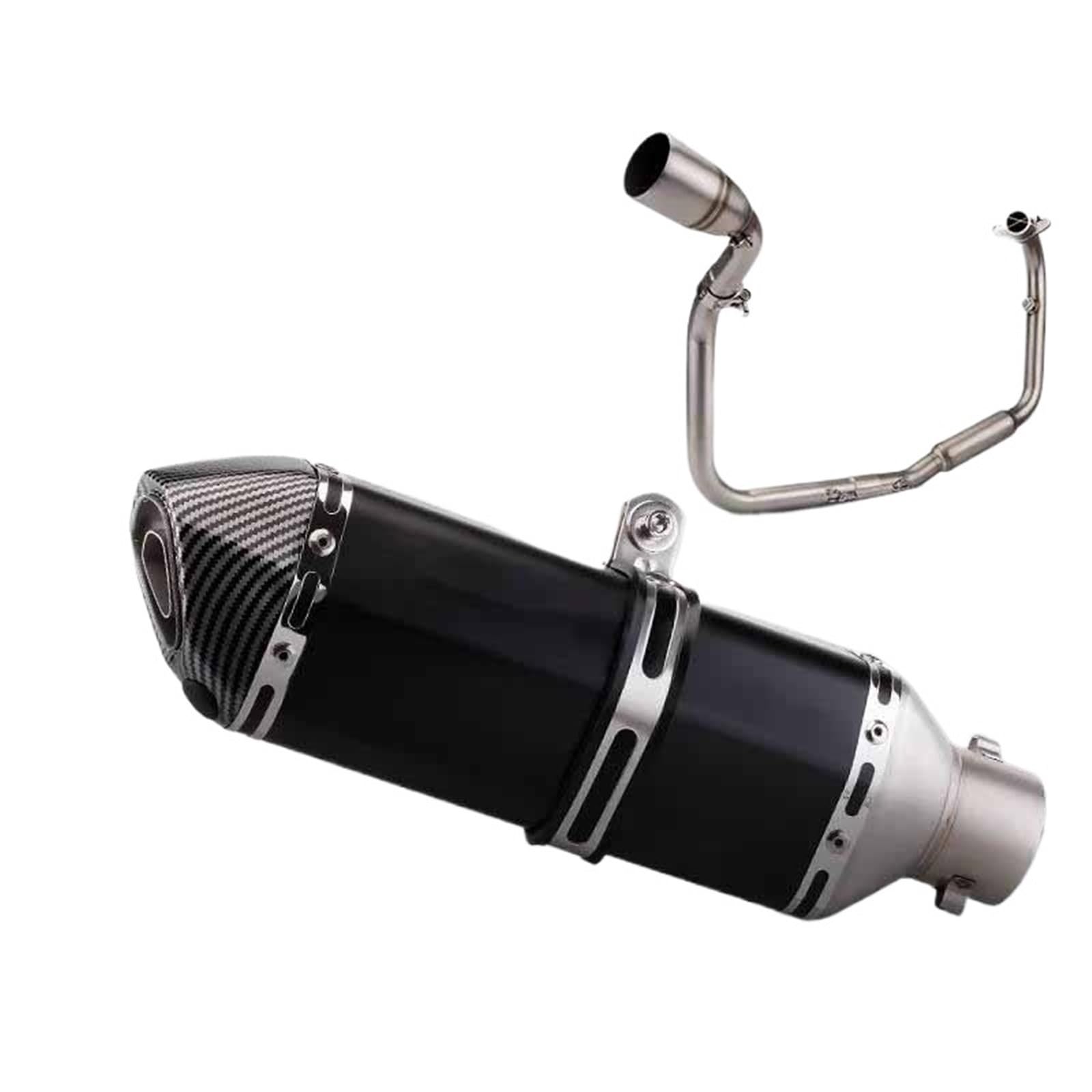 Silenciador 370mm Benelli TNT 125 sistema de escape completo con colector central 7