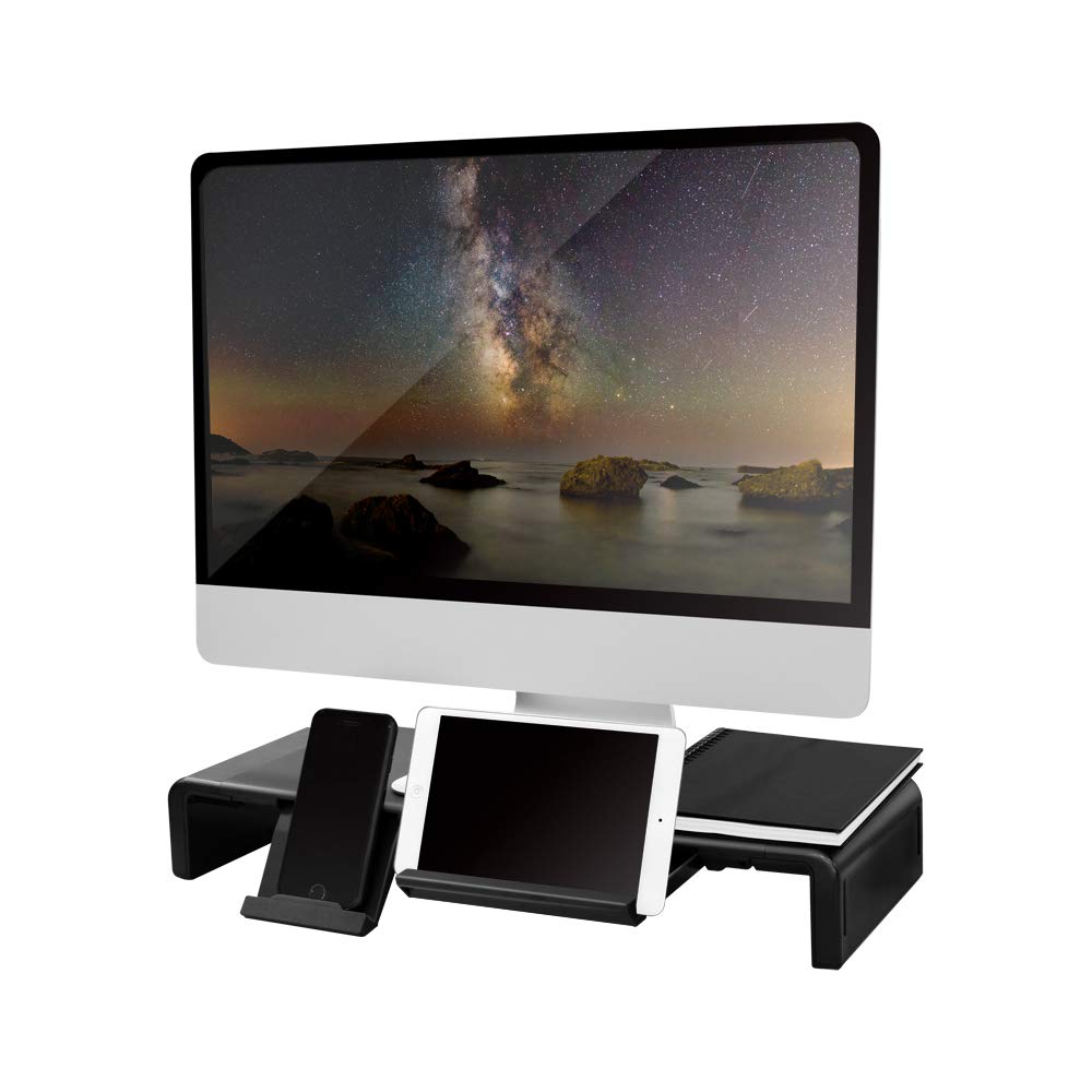 LogiLink Ergonomiczne podwyższenie monitora TV, maks. obciążenie 25 kg, długość = 42-52 cm
