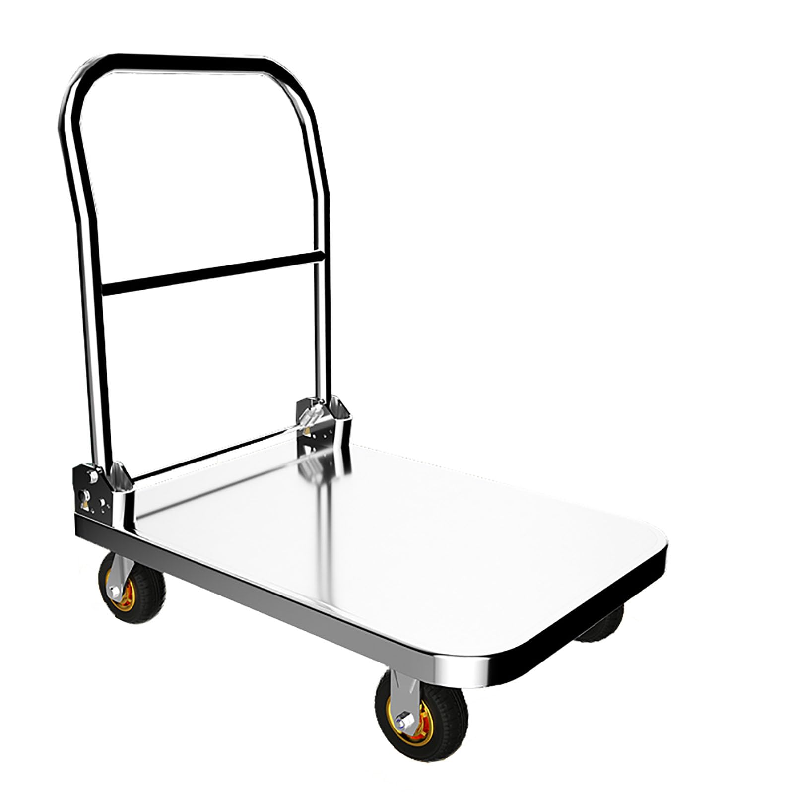 Chariot à plateforme robuste à roues pivotantes pour déménagement