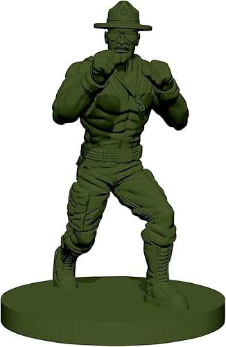 Miniatura 4 de Renegade Game Studios G.I. Joe Mission Critical SGT Slaughter Figure Pack - Paquete de expansión RPG, nueva figura y cartas, juego de rol