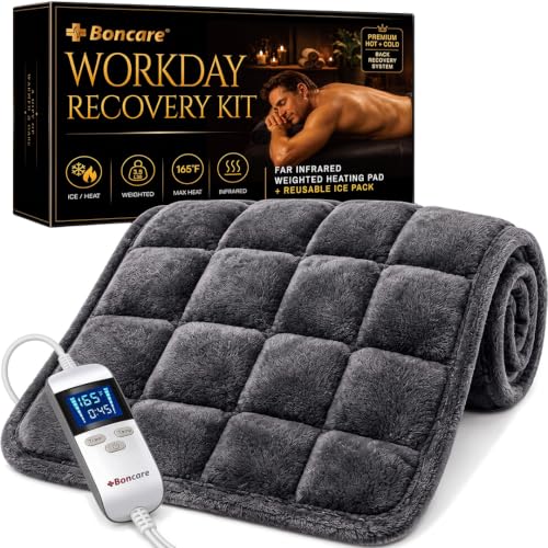 Far Infrared Weighted Heating Pad Kit, XL Back Heat & Cold