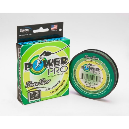 POWER PRO Super Line 275m 0,46mm 55kg, Moosgrün, geflochtene Angelschnur – Bild 3