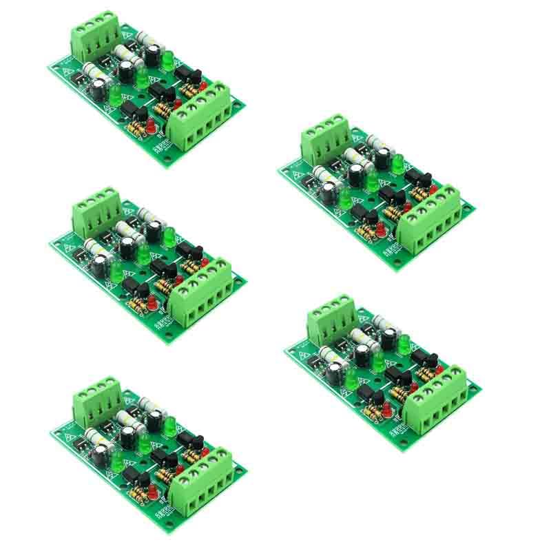 5pcs Optocoupler Isolation Module,3 Channel Photoelectric Isolated Module 220V AC Detection Module