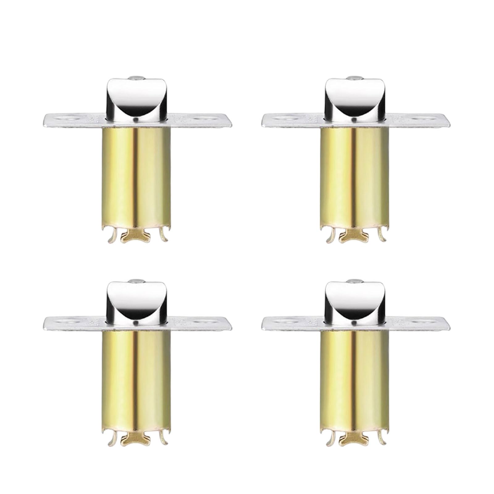 Buxuaaaa 60Mm 4Pcs Universals Single Body Tongue Entrance Passages Door Cores Replacement Locking Tongue Hardware Enduring Locking Hardware