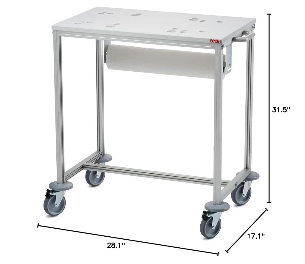 Seca 402 Cart for Mobile Support of Seca Baby Scales with Optional Paper Roll Holder