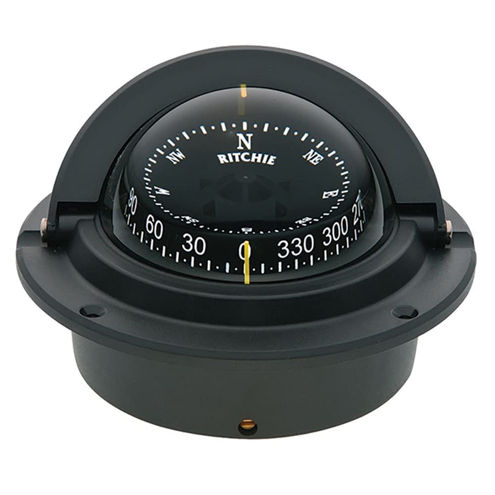 Ritchie Navigation Voyager Compass Flush Mt Blk