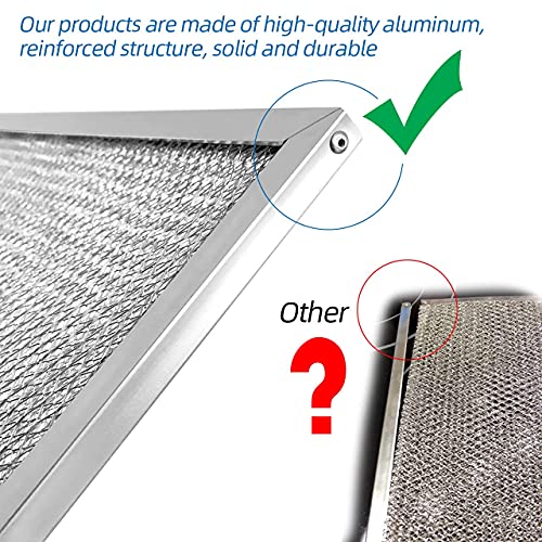 99010316 Range Hood Grease Filter 11 1/4" X 11 3/4" X 3/8" Fit For Broan Hood Vents Replaces Models S99010316 Wa65Af Ntk7450000 990721400A - 2-Pack #TOP4