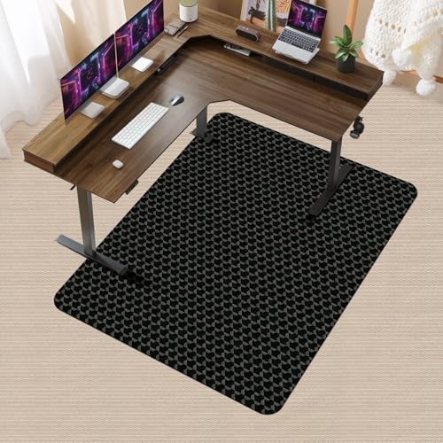 Image of Vicwe Office Chair Mat for Carpet, 48 inch x 40 inchAnti-Slip Waterproof Floor Protector Desk Chair Mat for Rolling Chairs, Heavy Duty Chair Mat with Studs,Easy Glide Floor Mat for Home,Gaming