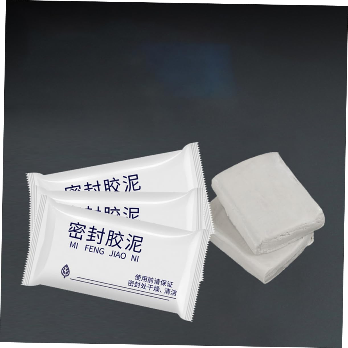 Generic 1 Set 8pcs Sealing Clay Duct Sealant Pipe Sealant Air Conditioning Hole Waterproof Tube Door Insulation Strip Draft Excluder Tape Tube Paste Sealing Glue