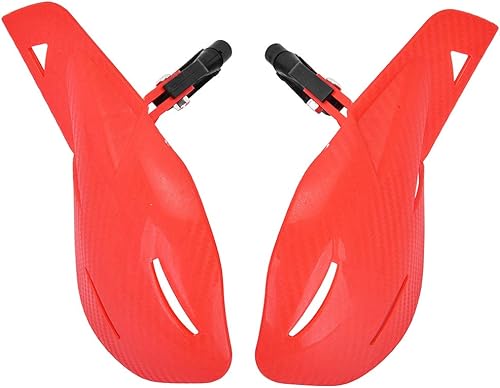 Miniatura 4 de Protector de manillar de mano de motocross ABS de 0.866 in 78 pulgadas, protector universal para motocicleta, ATV, motocross (rojo)